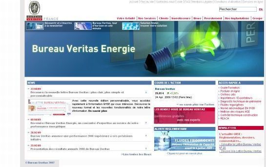 Aposition accompagne bureauveritas.fr en rfrencement naturel